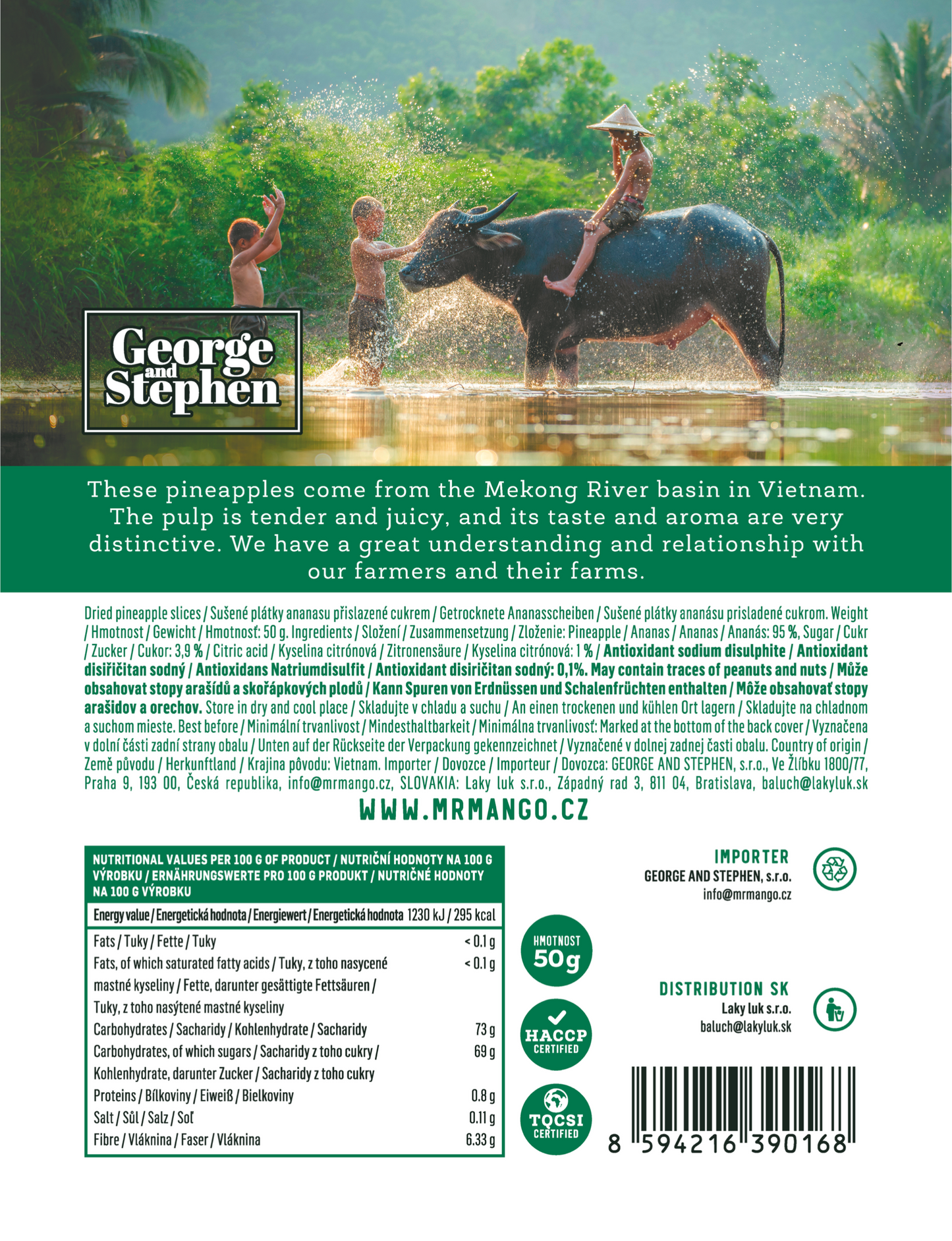 MR. PINEAPPLE | Sušený ananas 50 g