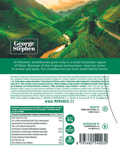MR. STRAWBERRY | Sušené jahody 40 g