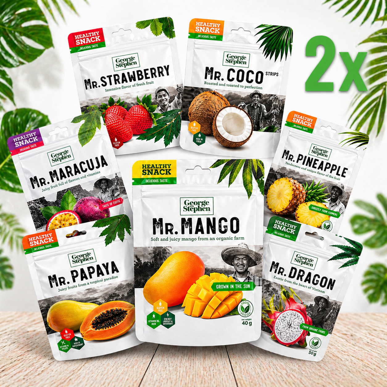 Základní sada sušeného ovoce 2x