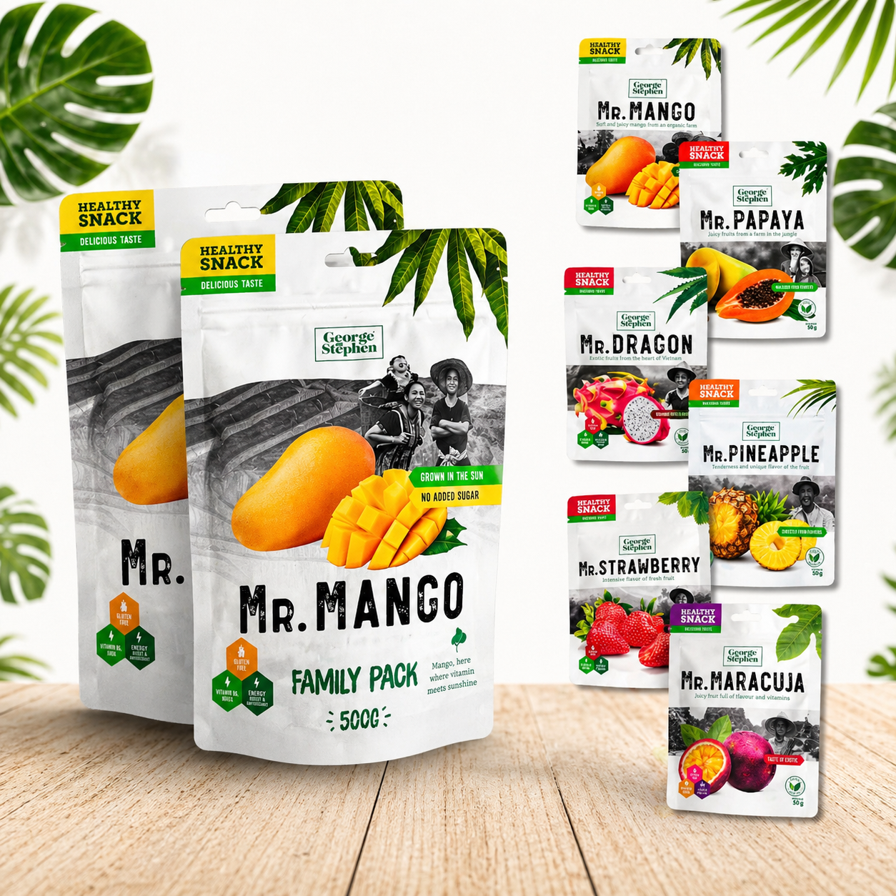 Velká sada sušeného ovoce