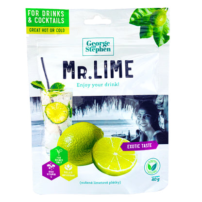 MR. LIME | Sušené plátky limetky 40g