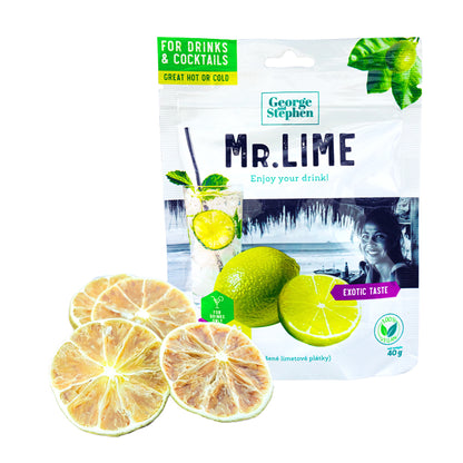 MR. LIME | Sušené plátky limetky 40g