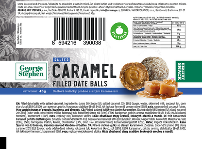 Datlové kuličky - slaný karamel