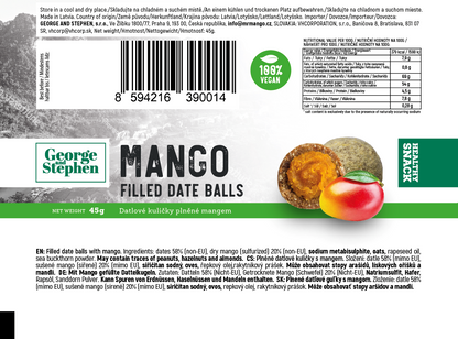 Datlové kuličky - mango